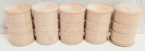 Set wooden oil drums for - wooden,